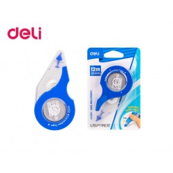DELI ΔΙΟΡΘΩΤΙΚΗ ΤΑΙΝΙΑ 5mm x 12m USPIRE ΣΚΟΥΡΟ ΜΠΛΕ